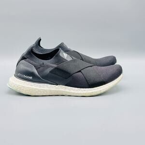 Adidas Ultra Boost Shoes Womens 6 Black Running Slip On Laceless Sneakers